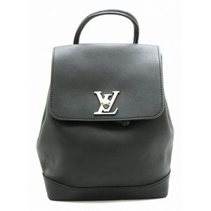 Louis Vuitton Backpack Rucksack Calf Leather Black Noir